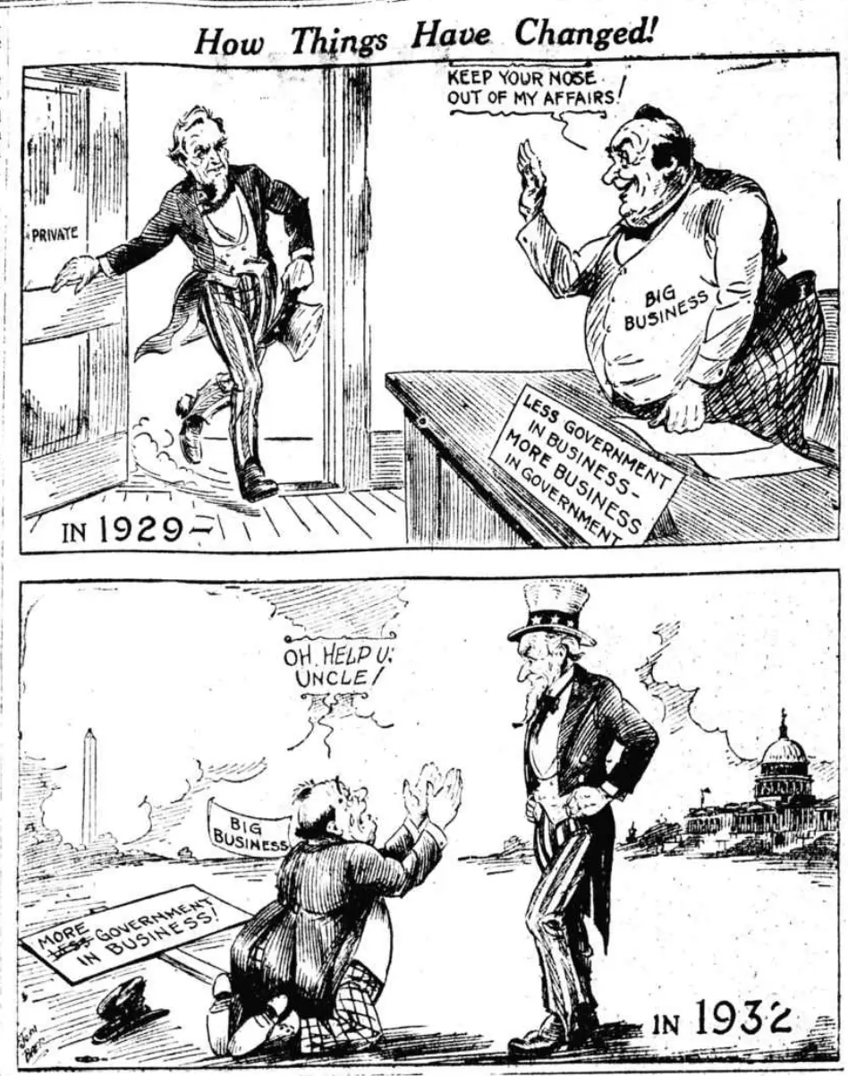 How things have changed-John Baer Cartoon